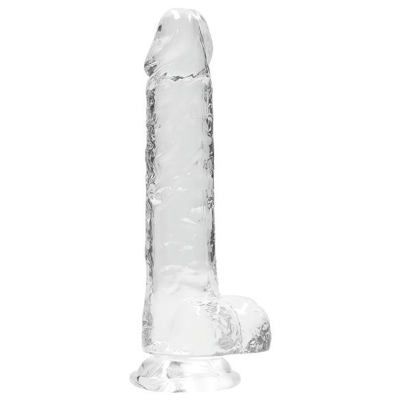 REALROCK - Clear Lifelike Dildo - Transparent (19cm)