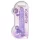 REALROCK - Lifelike Transparent Dildo - Purple (22cm)
