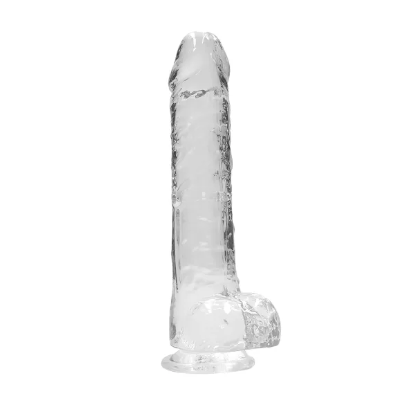 REALROCK - Transparent Lifelike Dildo - Clear (22cm)