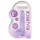 REALROCK - Lifelike Transparent Dildo - Purple (15cm)