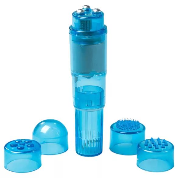 Easytoys Pocket Rocket - Vibrating Set - Blue (5-piece)