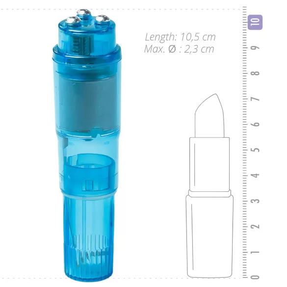 Easytoys Pocket Rocket - Vibrating Set - Blue (5-piece)