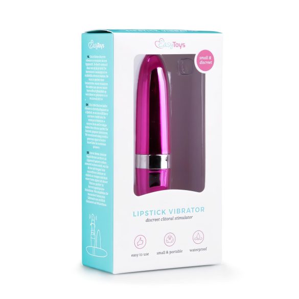 EasyToys Lipstick - Waterproof Pink Vibrator
