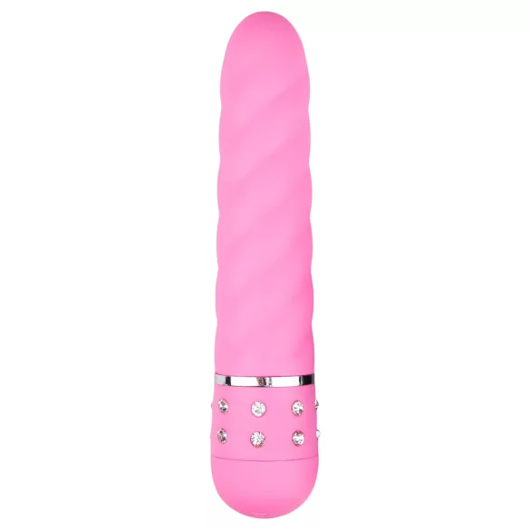 Easytoys Diamond - Twisted Rod Vibrator (Pink)