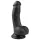 Easytoys - Black Suction Cup Dildo with Balls (15cm)