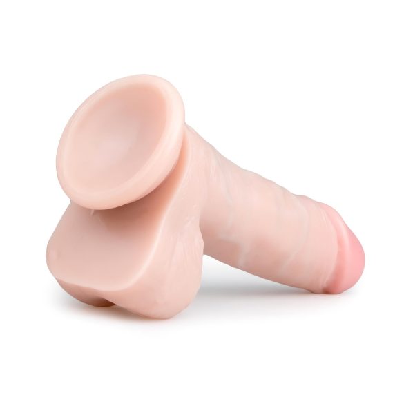 Easytoys - Suction Cup Dildo with Balls (6.9") - Natural