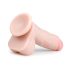 Easytoys - Suction Cup Dildo with Balls (6.9") - Natural