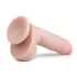 Easytoys - Suction Cup Dildo with Balls (22.5cm) - Natural