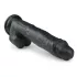 Easytoys - Large Suction Cup Dildo with Balls (10.4") - Black