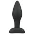 Easytoys - Small Silicone Anal Plug (Black)