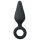 EasyToys Ringed Anal Plug - Medium (Black)