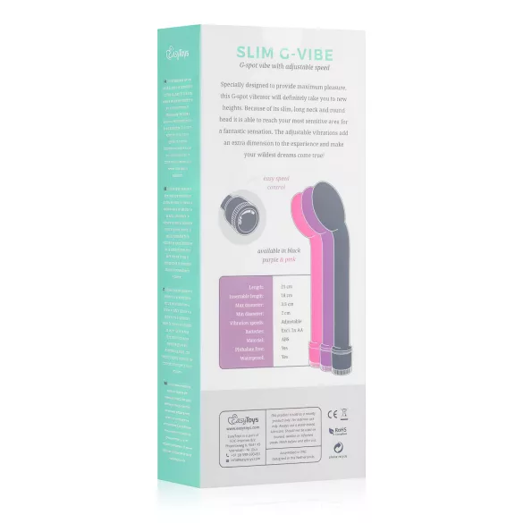 Easytoys Slim - G-Spot Vibrator (Pink)