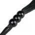 Easytoys Silicone Whip - Black Silicone Flogger