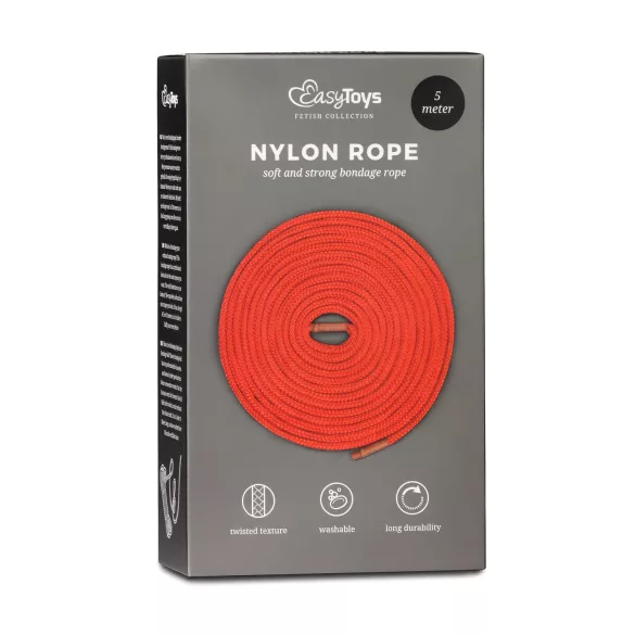 Easytoys Rope - bondage rope (5 m, red)