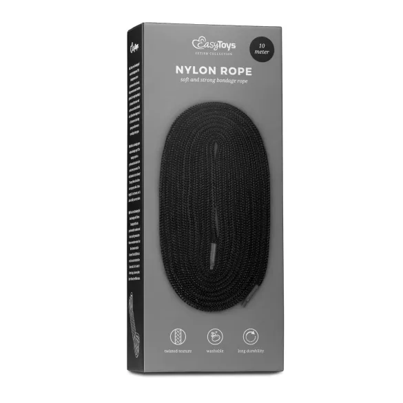 Easytoys Rope - bondage rope (10 m, black)