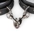 Easytoys - Black Faux Leather Handcuffs