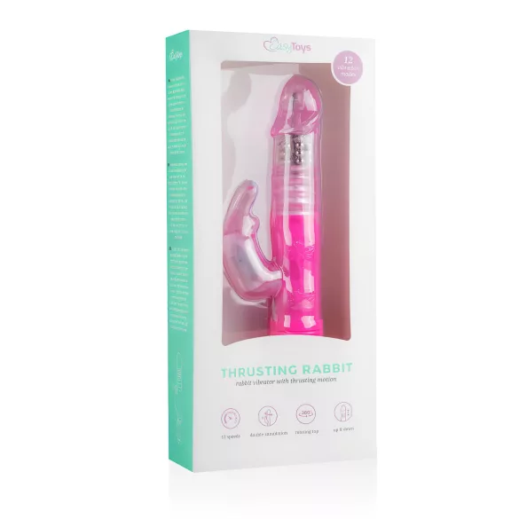 EasyToys Bunny - thrusting vibrator (pink)