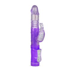 Easytoys Bunny - Thrusting & Rotating Vibrator (Purple)