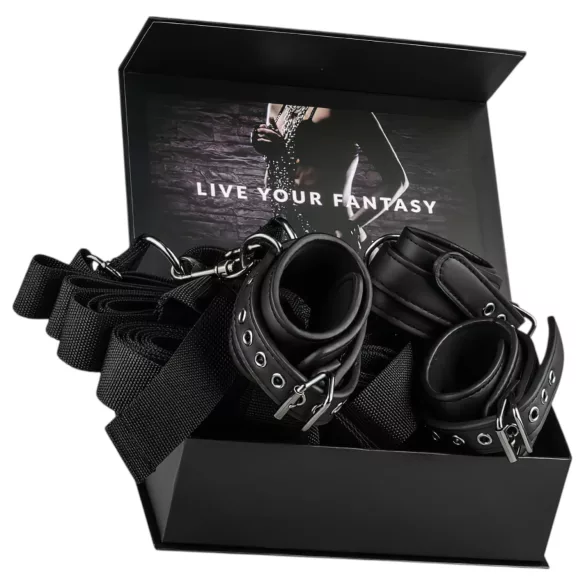 EasyToys - Bed Restraint Set (Black)