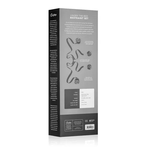 Easytoys - Bed Restraint Set (Black)