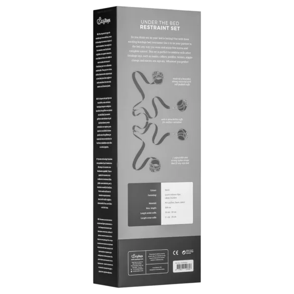 EasyToys - Bed Restraint Set (Black)