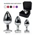 Rimba XS - Pink Gem Metal Anal Plug (Silver)