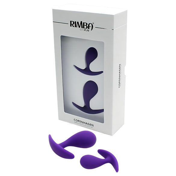 Rimba Copenhagen - Purple Anal Plug Set (2 pieces)