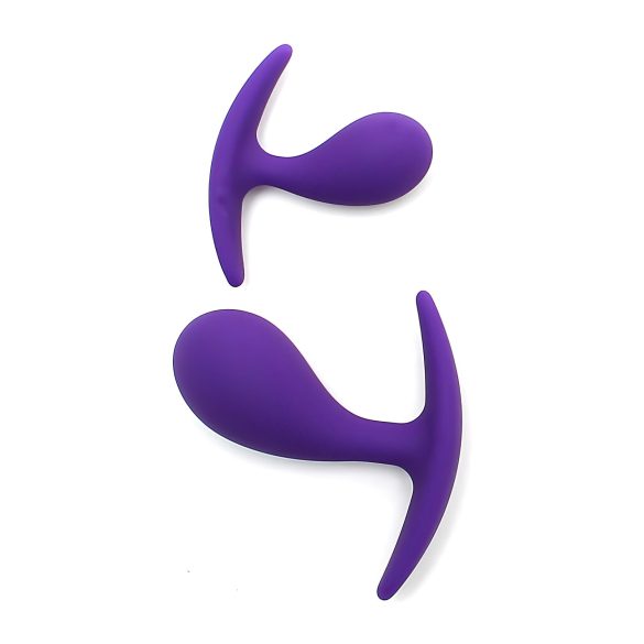 Rimba Copenhagen - Purple Anal Plug Set (2 pieces)
