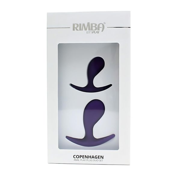 Rimba Copenhagen - Purple Anal Plug Set (2 pieces)