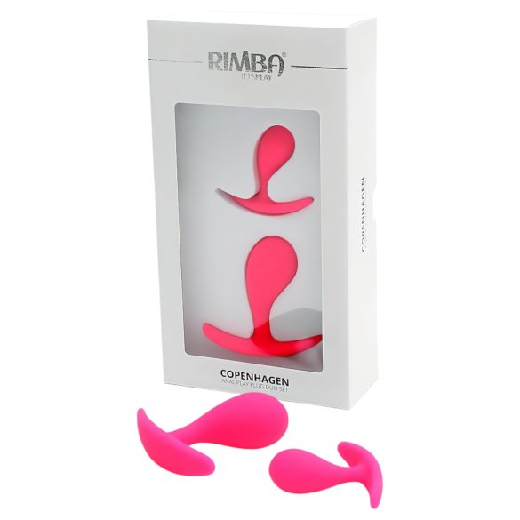 Rimba Copenhagen - Pink Anal Plug Set (2 pcs)