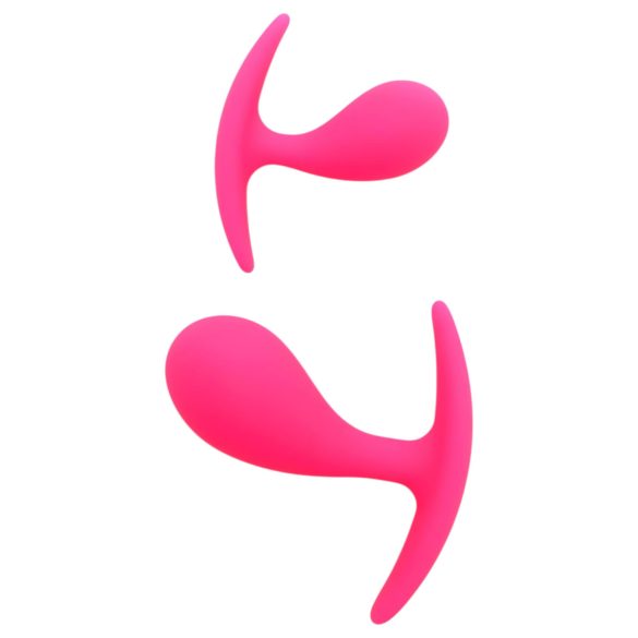 Rimba Copenhagen - Pink Anal Plug Set (2 pcs)