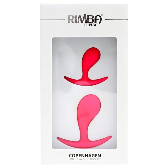 Rimba Copenhagen - Pink Anal Plug Set (2 pcs)