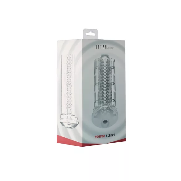 Kiiroo Titan Power - masturbator sleeve (transparent)