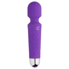 EasyToys Mini Wand - Rechargeable Massager Vibrator (Purple)