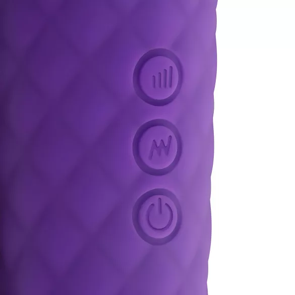 EasyToys Mini Wand - Rechargeable Massager Vibrator (Purple)