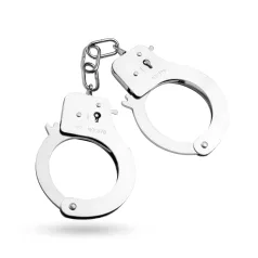 EasyToys - Silver Metal Handcuffs