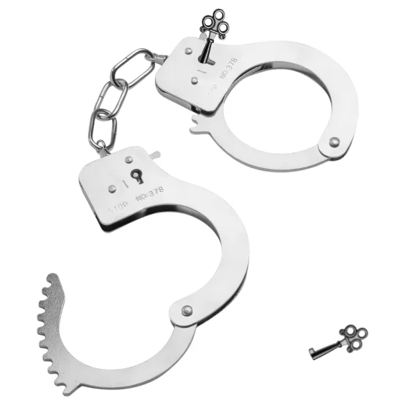 EasyToys - Silver Metal Handcuffs