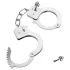 EasyToys - Silver Metal Handcuffs
