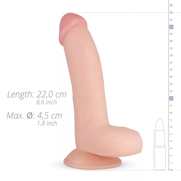 Real Fantasy Cliff - Lifelike 22cm Dildo (Natural)