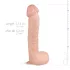 Real Fantasy Lexon - Lifelike Dildo with Balls - 33cm (Natural)