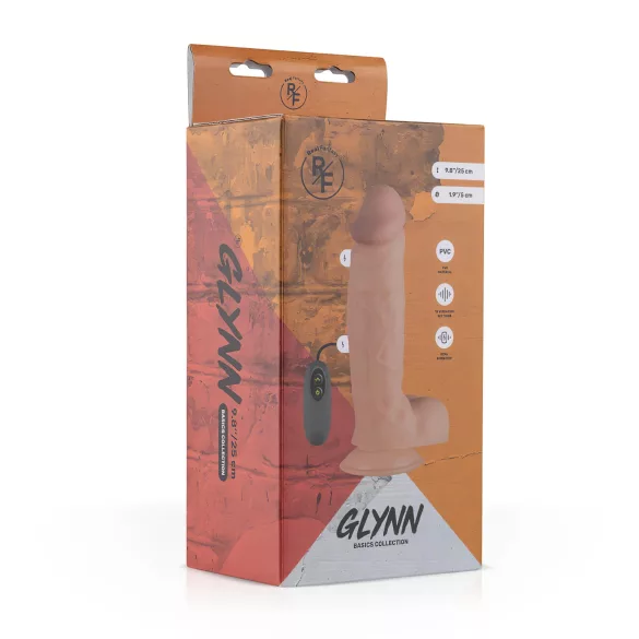 Real Fantasy Glynn - Rechargeable, Lifelike Vibrator - 25cm (Natural)