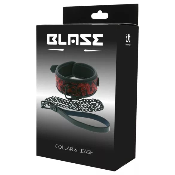 Dreamtoys Blaze - collar and leash set (red)