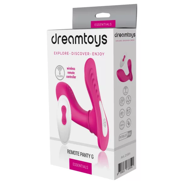 Dreamtoys Essentials - wearable G-spot stimulating panty vibrator (magenta)