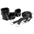 Dreamtoys Blaze - bed restraint bondage set (black)
