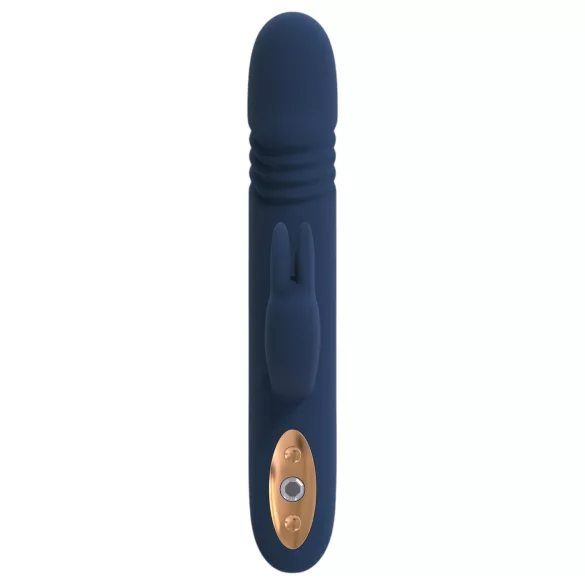 Goddess Zephyros - Waterproof Thrusting Vibrator with Clitoral Arm (Blue)