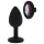 All-Time Favorite - Purple Gem Silicone Anal Plug (Black)