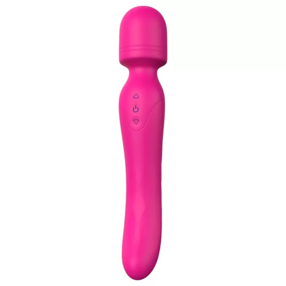 Vibes of Love Wand - rechargeable, warming, massaging vibrator (pink)