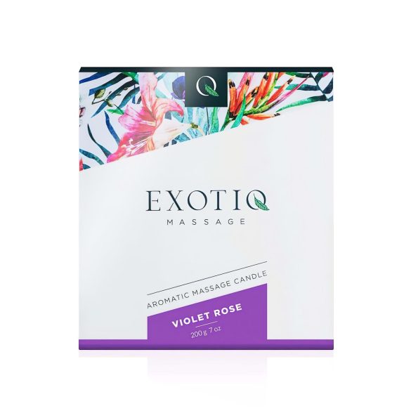 Exotiq - Scented Rose Massage Candle (200g)