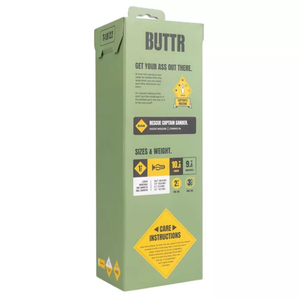 BUTTR Tactical I - Suction Base Dildo (Black)