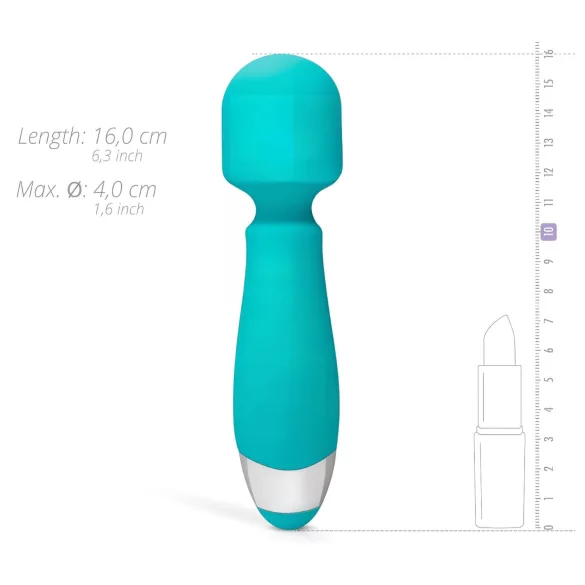 Good Vibes Aida - waterproof massaging vibrator (turquoise)